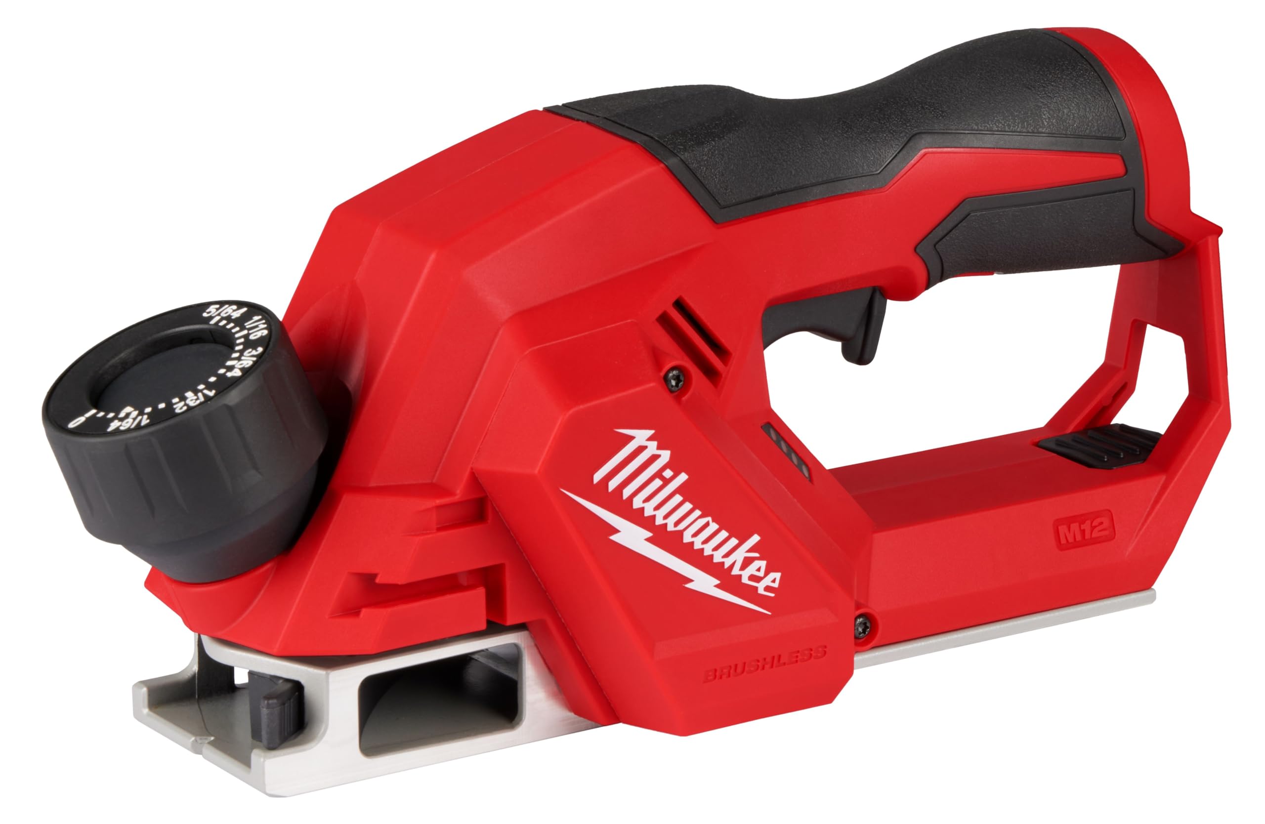Milwaukee 2524-20 M12 Brushless 2-Inch Planer - Compact Cordless Woodworking Tool for DIY Projects & Professional Use