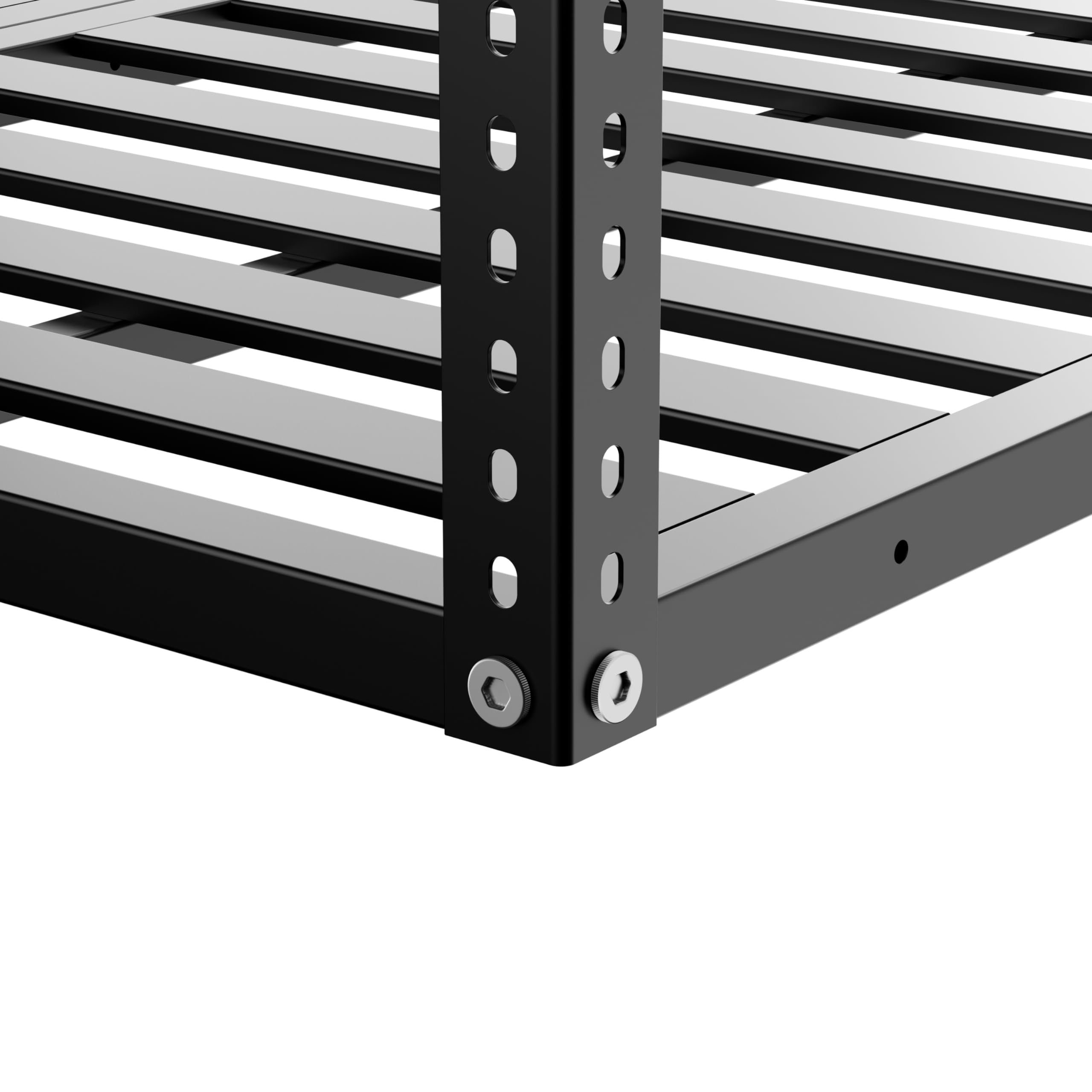 TUFFIOM Heavy Duty Overhead Garage Storage Rack - 3x8 ft Adjustable Ceiling Storage System with 750 lbs Capacity (22