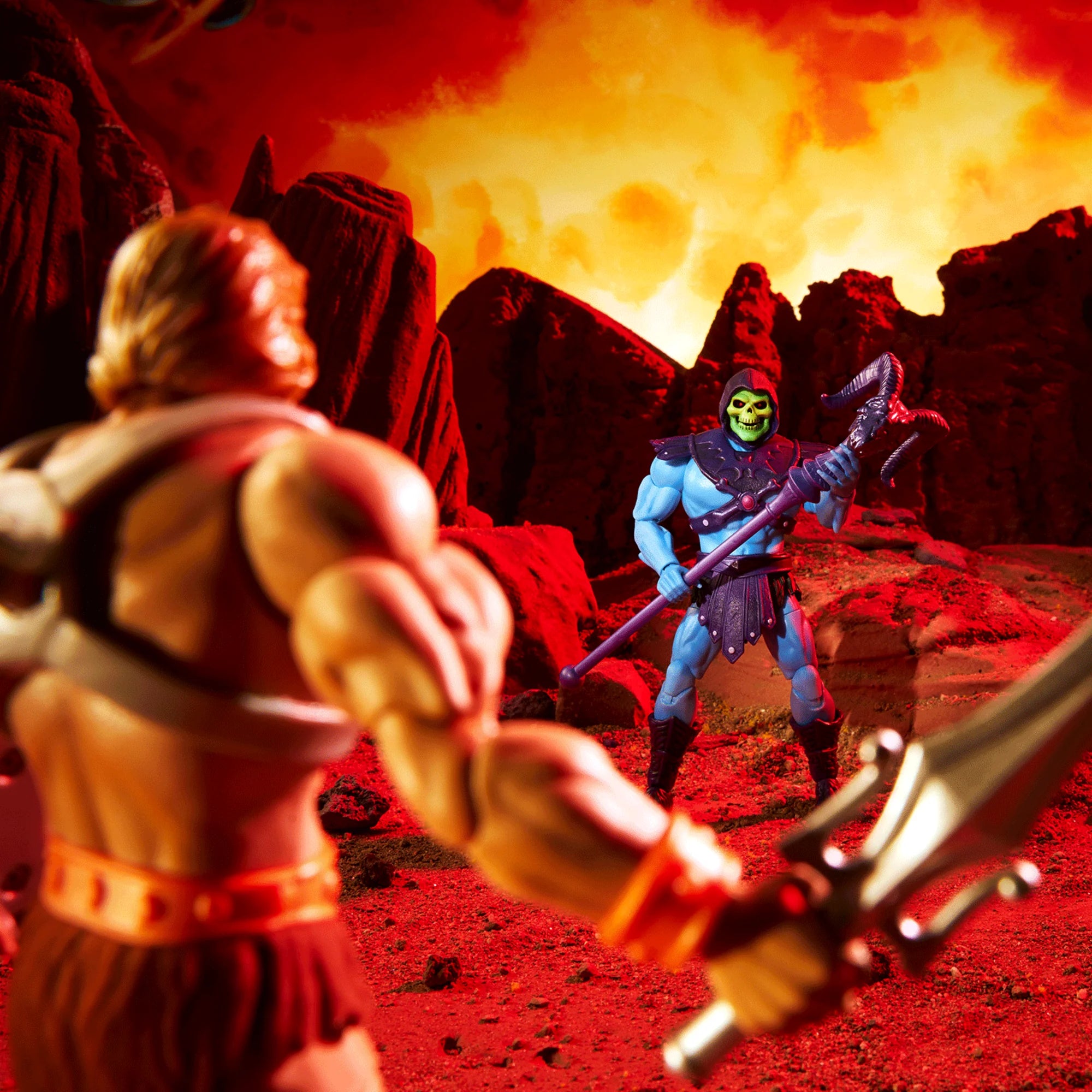 Masters of the Universe Masterverse He-Man vs Skeletor 40th Anniversary Action Figure Set by Mattel - Collector's Edition for Display & Play | Perfect Gift for Fans & Nostalgic Collectors