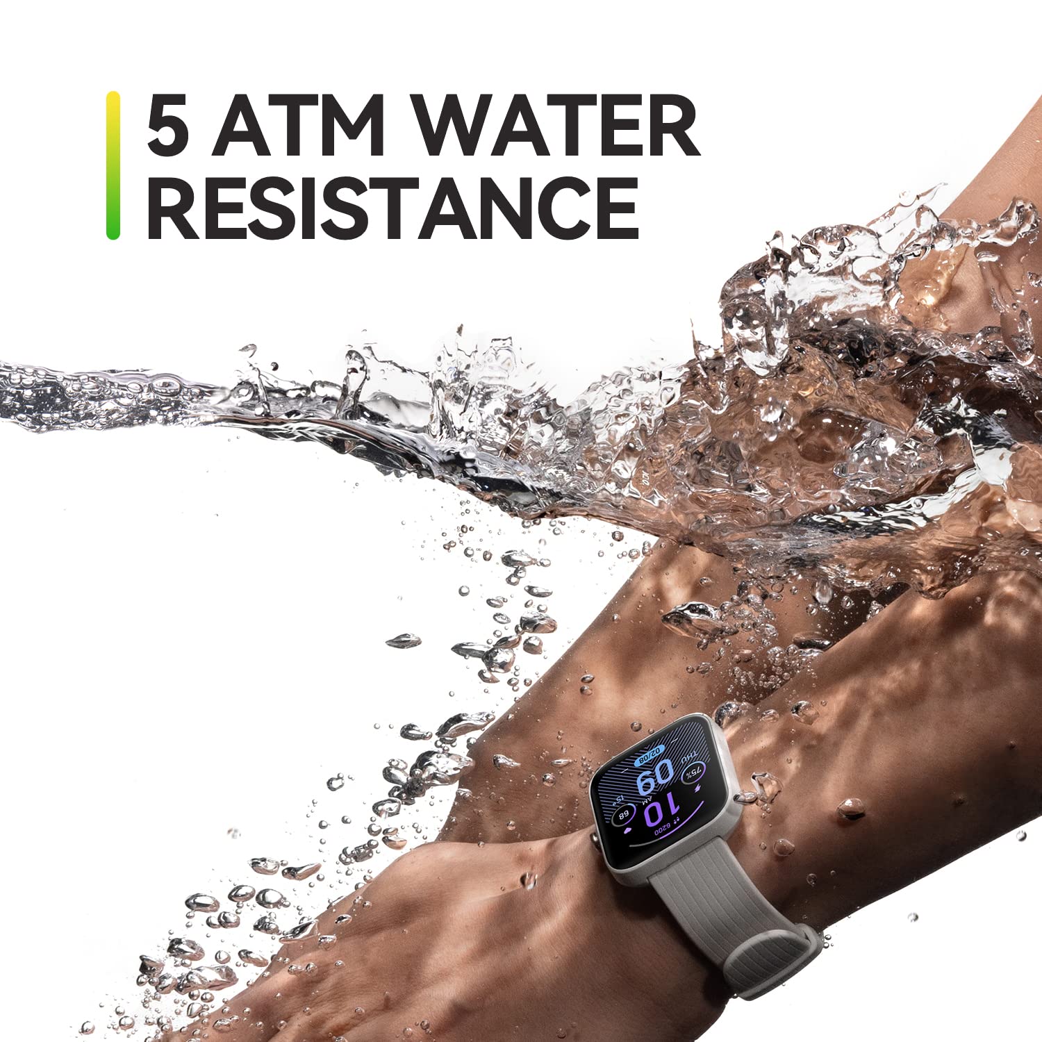 Amazfit Bip 3 Pro Smart Watch for Men - GPS Fitness Tracker with 14-Day Battery Life, 60+ Sports Modes, Water Resistant, Heart Rate & Sleep Monitor - Compatible with Android & iPhone (Black) - Perfect for Running, Swimming & Daily Activity Tracking