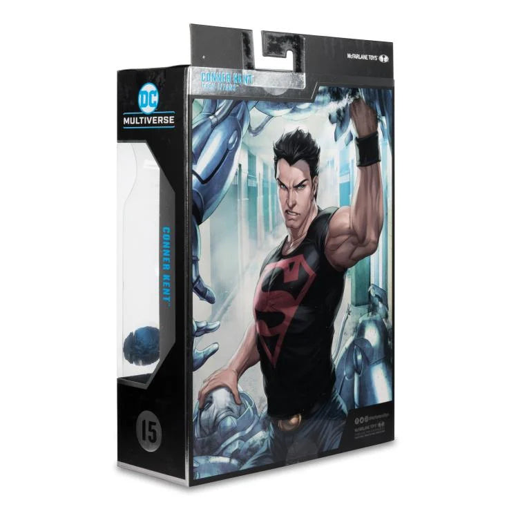 DC Multiverse Conner Kent Collector Edition Platinum (Chase) - Superboy Action Figure for DC Comics Fans & Collectors - Perfect for Display, Gifts, and Cosplay Accessories