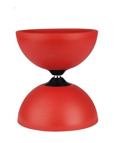 Henry's Circus Diabolo Toy - Professional Chinese Yo-Yo Juggling Prop for Kids & Adults - Red - Perfect for Circus Performances, Street Shows & Skill Development