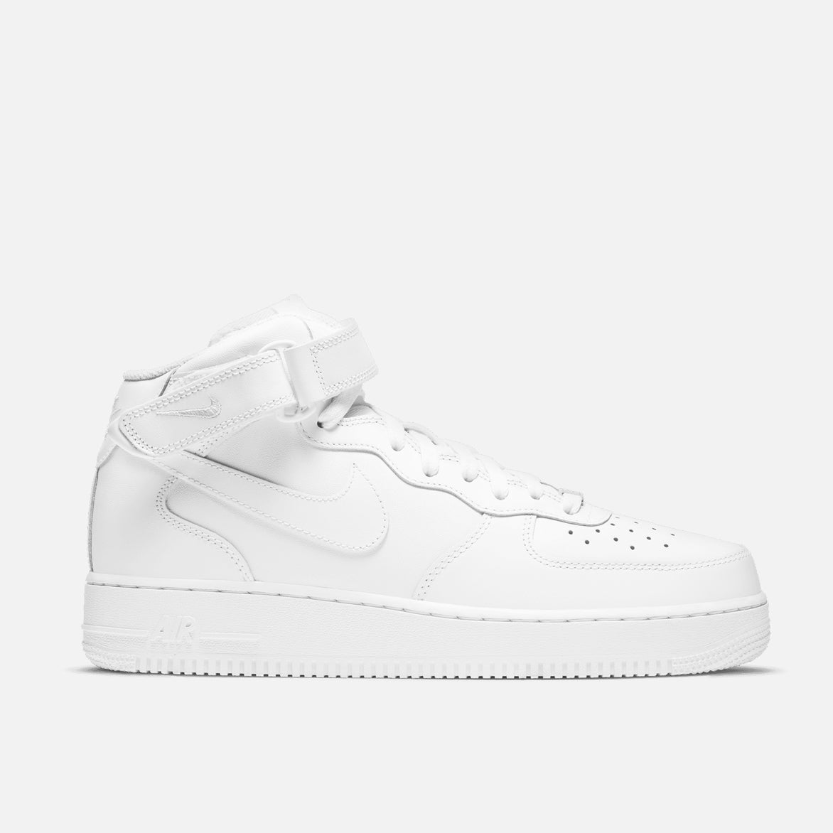 Nike Air Force Mid '07 Sneakers - White/White | Men's Basketball Shoes for Casual Wear & Street Style