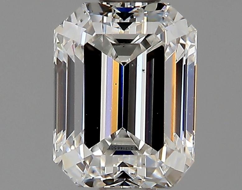 0.71 Carat F Color VS2 Clarity Emerald Cut Diamond - Perfect for Engagement Rings & Fine Jewelry