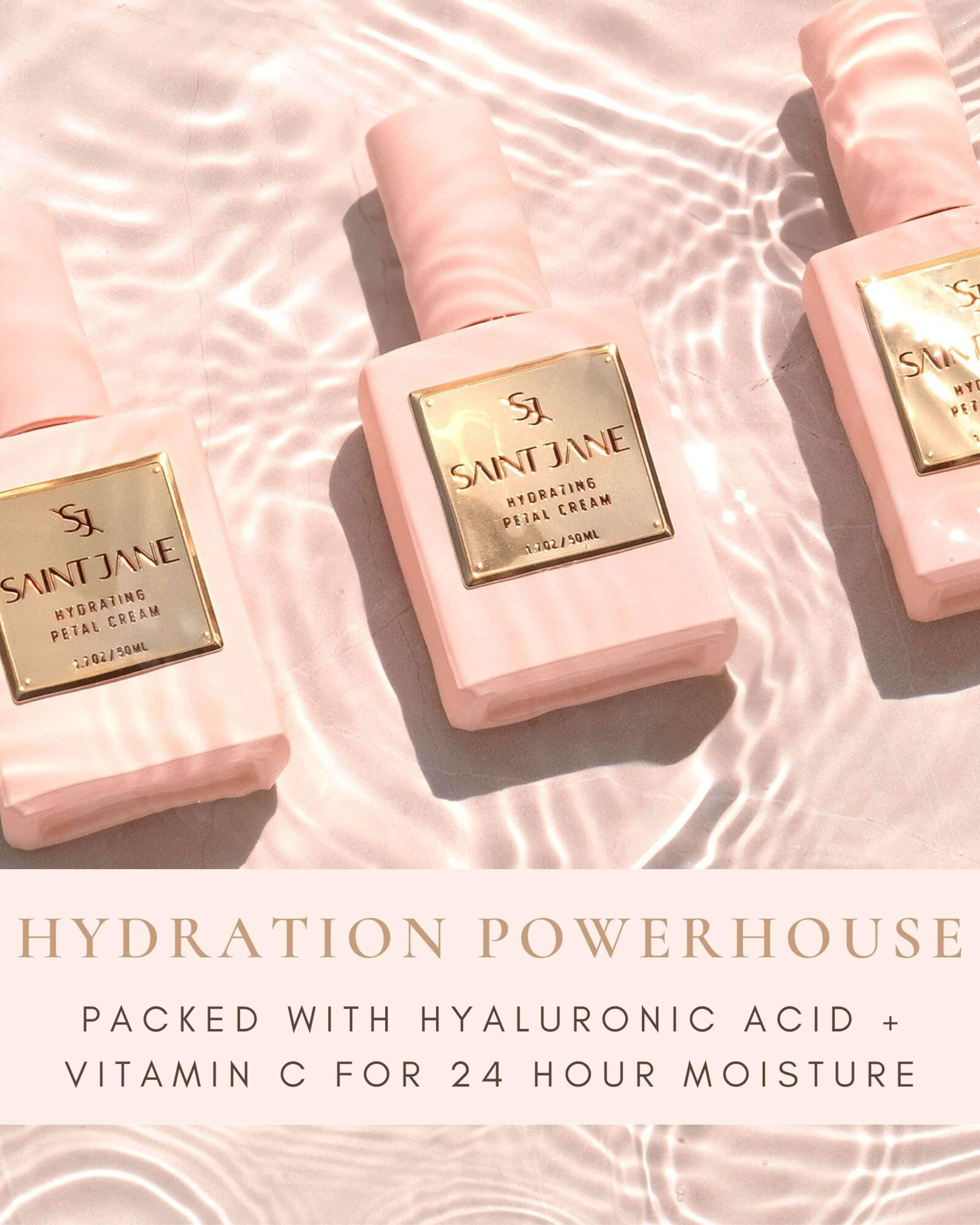 Hydrating Petal Cream - Moisturizing Face Cream for Dry Skin, Floral Scented Skincare - Perfect for Daily Hydration & Nighttime Routine