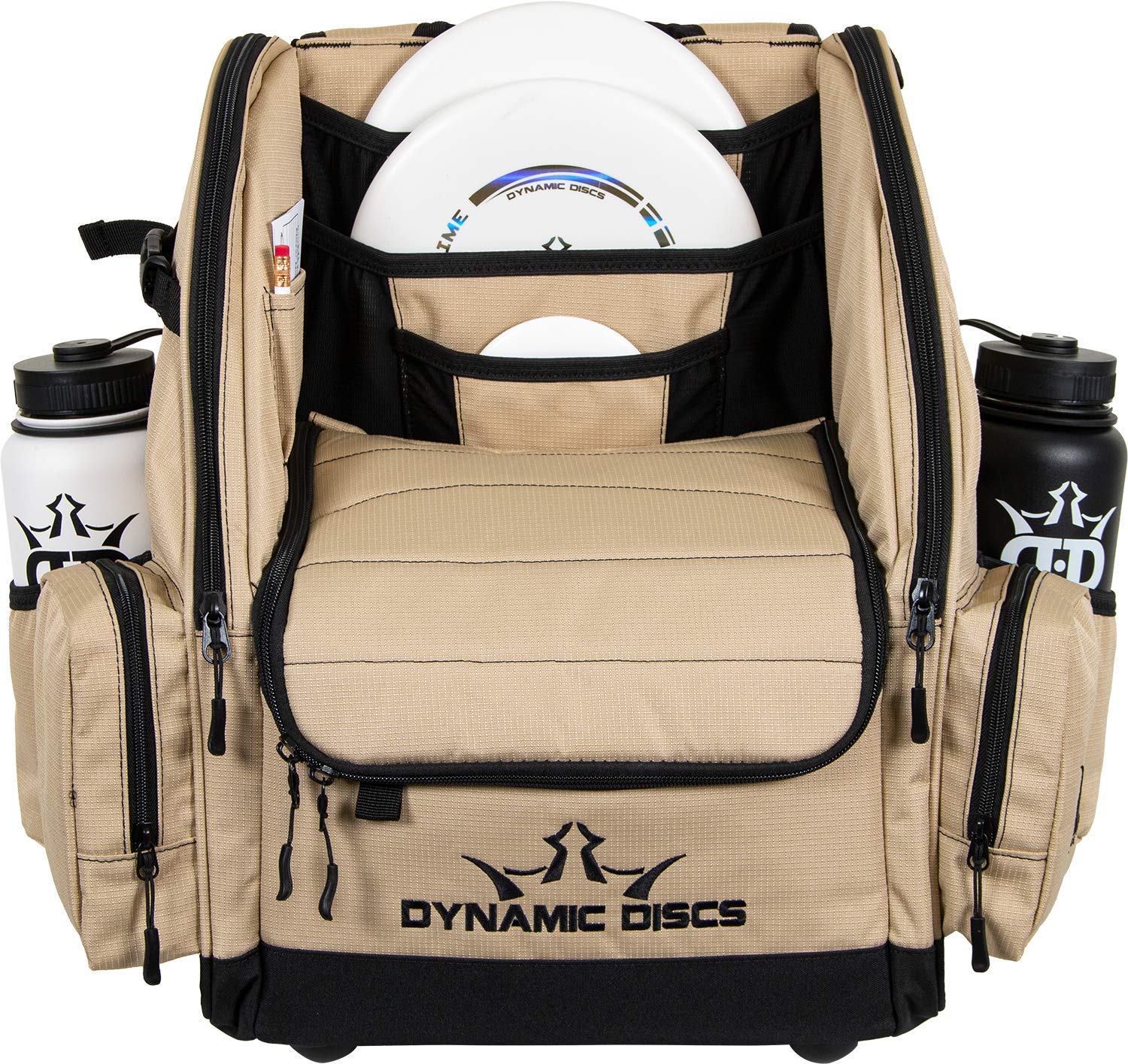 Dynamic Discs Commander Backpack - Premium 20 Disc Capacity Disc Golf Bag with 2 Deep Storage Pockets & Dual Water Bottle Holders | Perfect for Tournaments, Practice Rounds & Outdoor Disc Golf Adventures