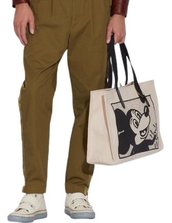 Coach Disney Mickey Mouse X Keith Haring Tote Bag 42 - Stylish Designer Handbag for Women, Perfect for Work, Travel & Everyday Use