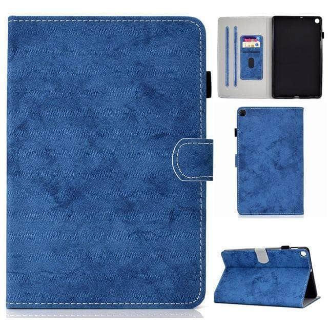 Samsung Galaxy Tab A 8.0 (2019) with S Pen - Shockproof Case Cover with Stand for SM-P200/P205/P207 - Perfect for Work, Study & Travel Protection