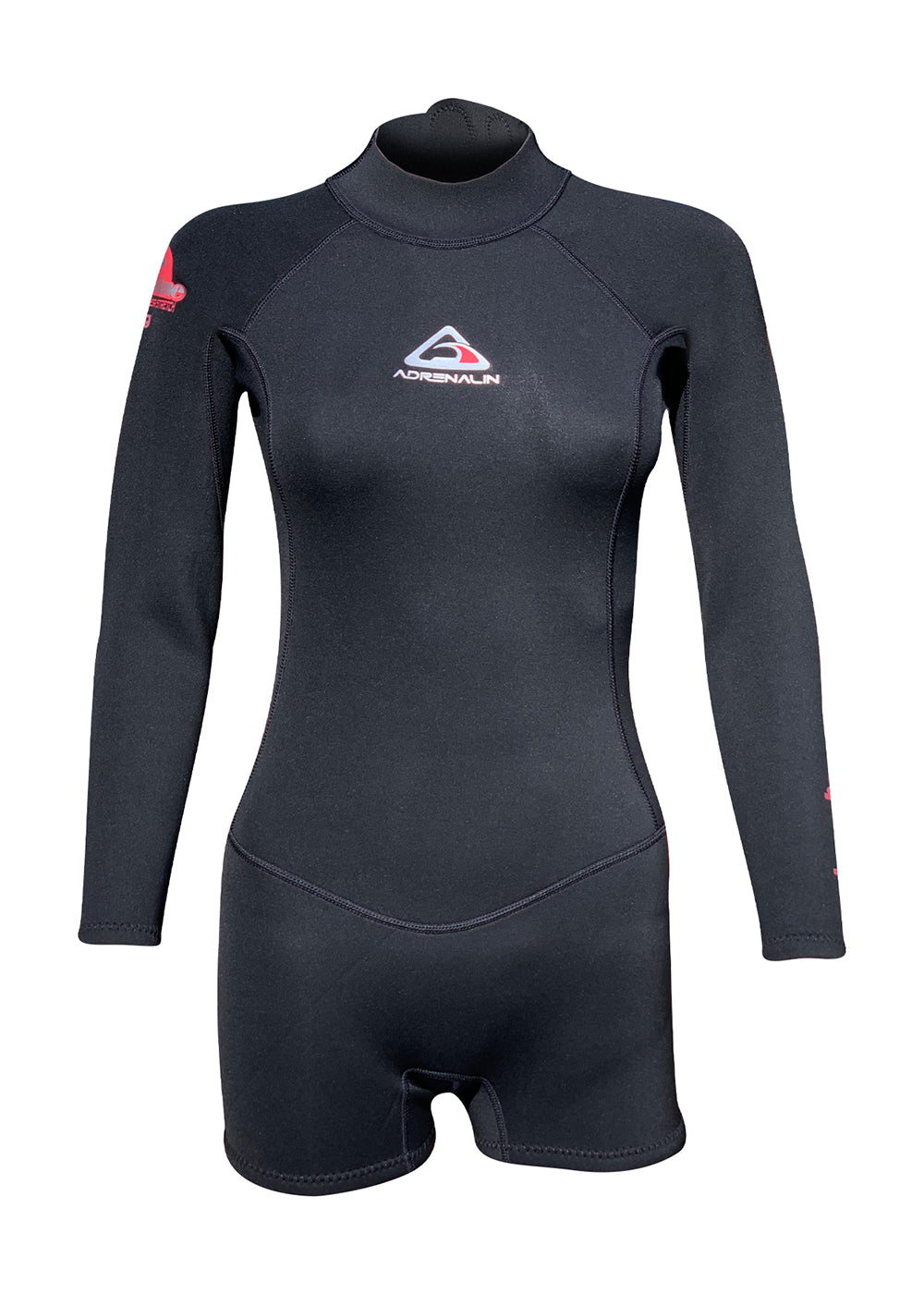 Adrenalin Women's Wahine 2mm Long Sleeve Boy Leg Spring Wetsuit - Perfect for Surfing, Swimming & Water Sports