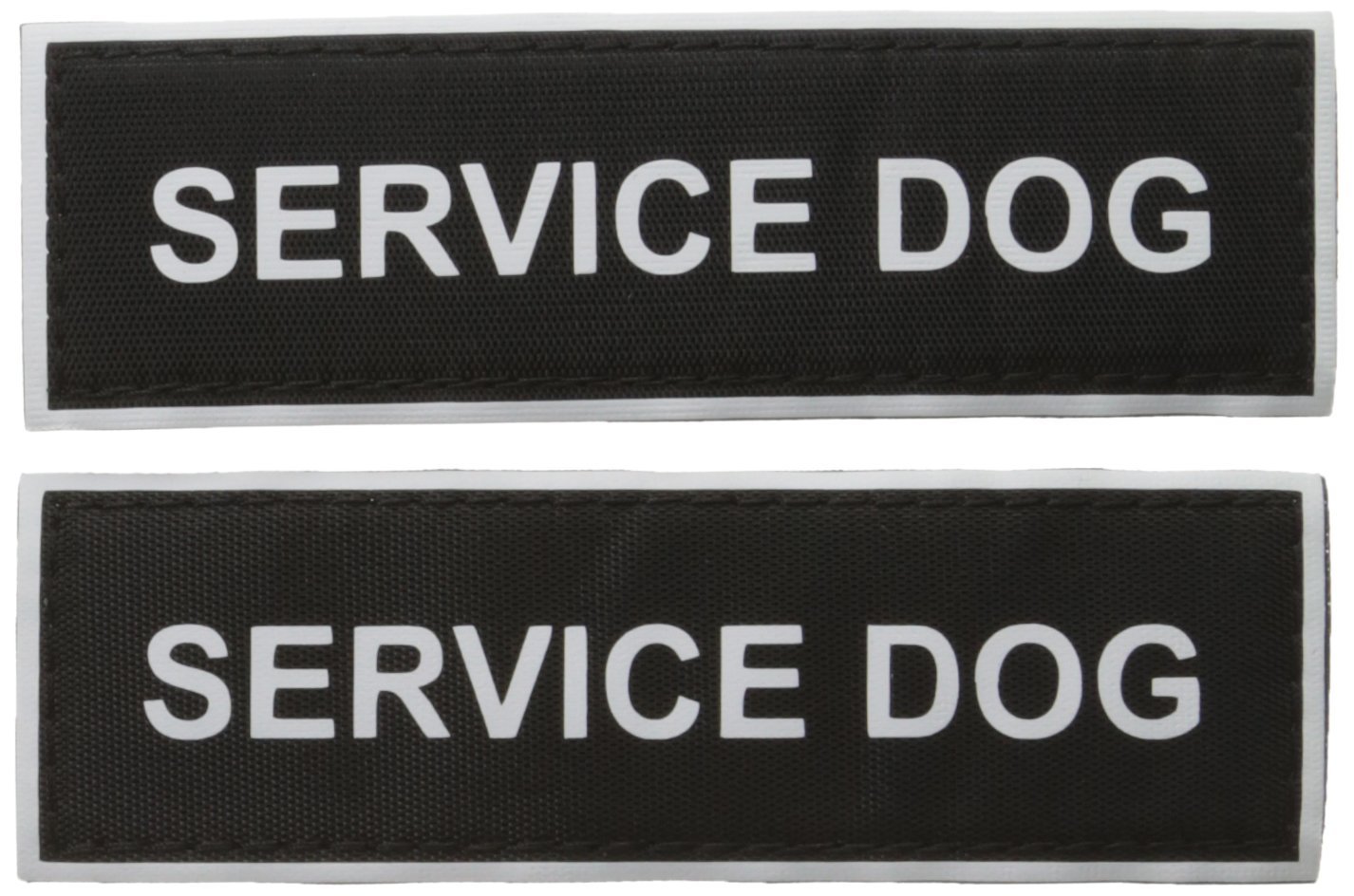 Service Dog Medium Nylon Velcro Patches by Dean & Tyler - Perfect for Vests, Backpacks & Training Gear