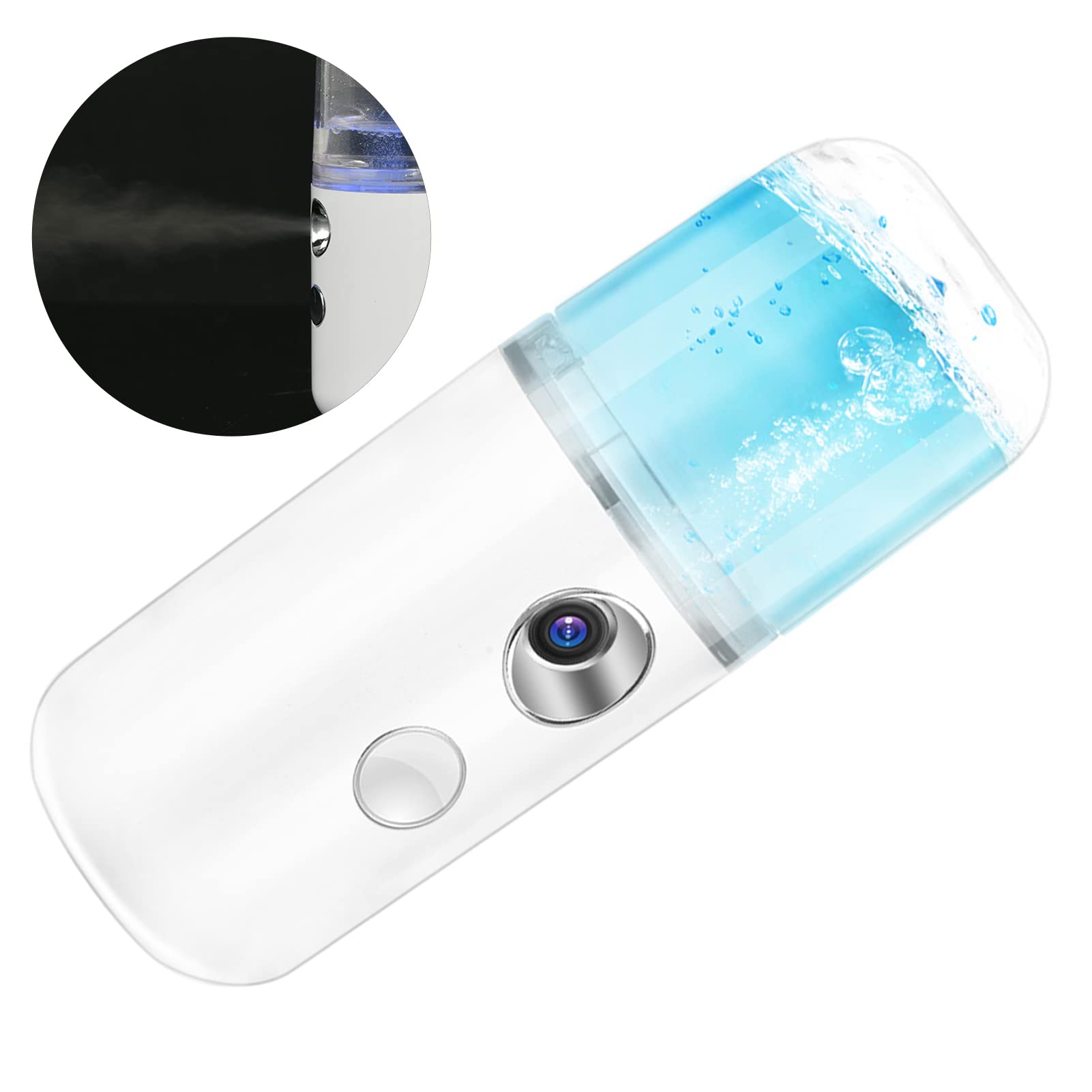 Portable Nano Facial Mist Sprayer for Skin Care & Makeup - Handheld Cosmetic Mister for Hydration, Summer Cooling & Outdoor Use