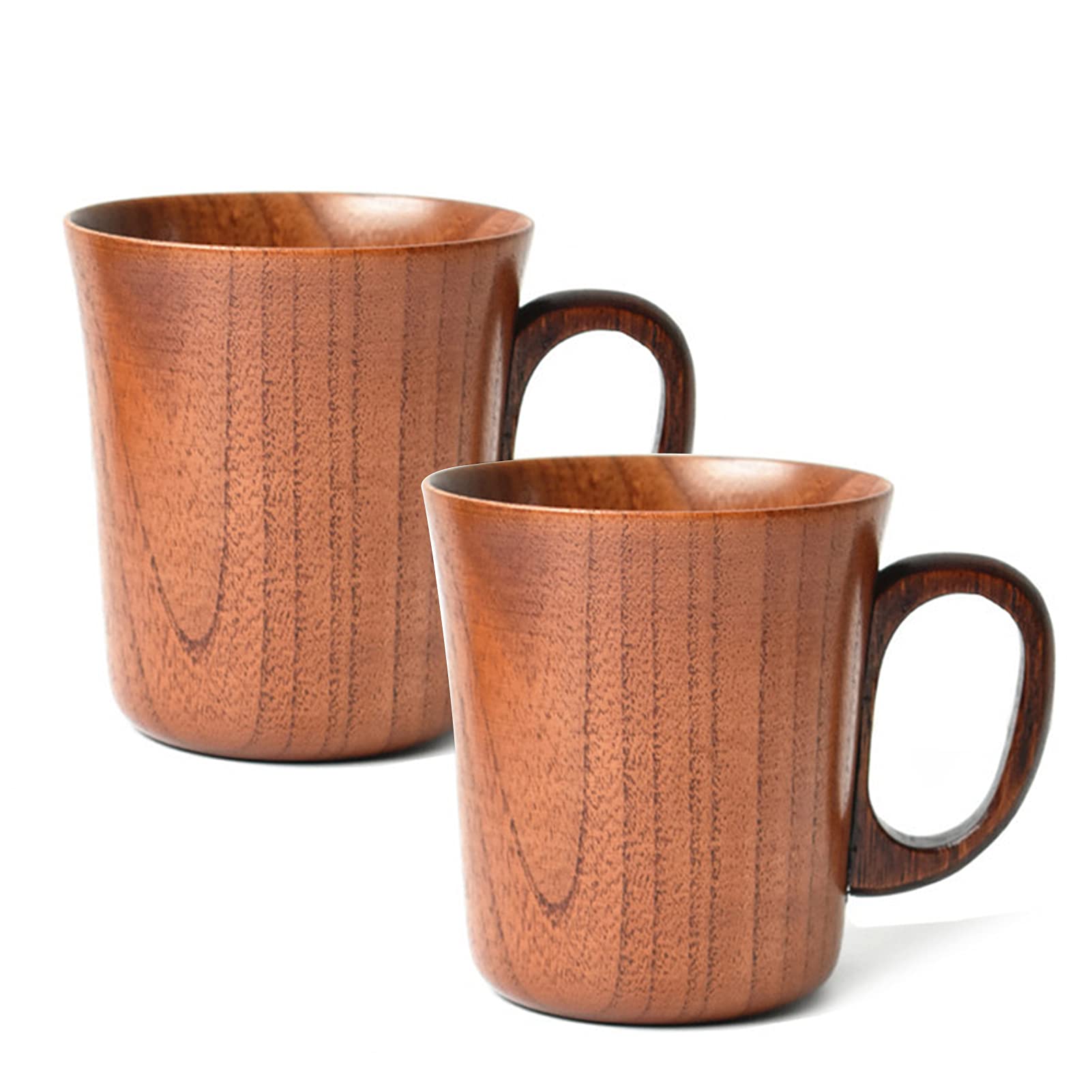**Handmade Solid Jujube Wooden Mug for Coffee, Beer, Tea, Juice & Milk – Durable Wood Cup with/Without Handle – Perfect for Home, Office, Camping & Gifts**