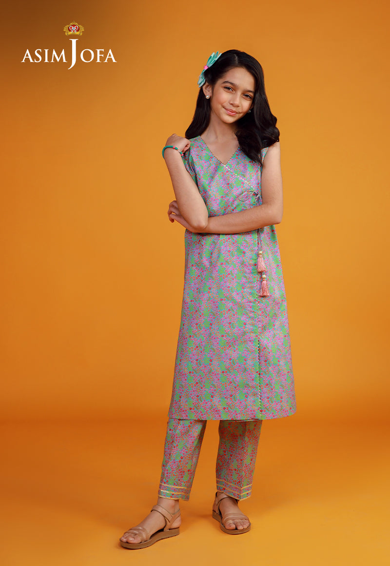 Asim Jofa Cambric Pink Stitched Suit for Women - Elegant Formal Wear for Weddings, Parties & Office Events