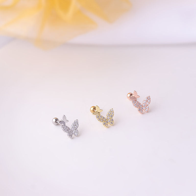20G Star Floating Helix with Dangle Chain Earring - Trendy Cartilage Hoop Earrings for Women | Perfect for Everyday Wear, Parties & Special Occasions