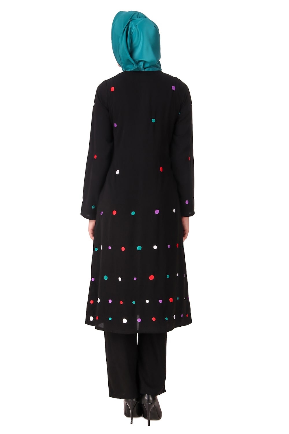 Stylish Colorful Embroidered Polka Dot Salwar Kameez Outfit for Women | Traditional Indian Ethnic Wear | Perfect for Weddings, Festivals & Special Occasions