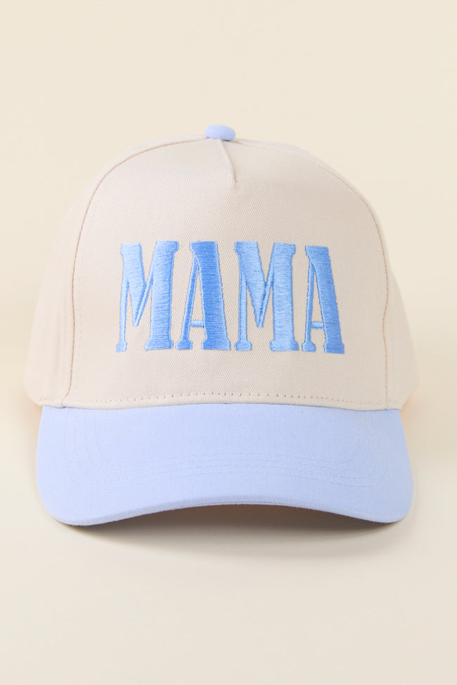 Stylish Mama Blue Trucker Hat for Women & Men - Vintage Distressed Baseball Cap with Mesh Back - Perfect for Outdoor Activities, Sports & Casual Wear