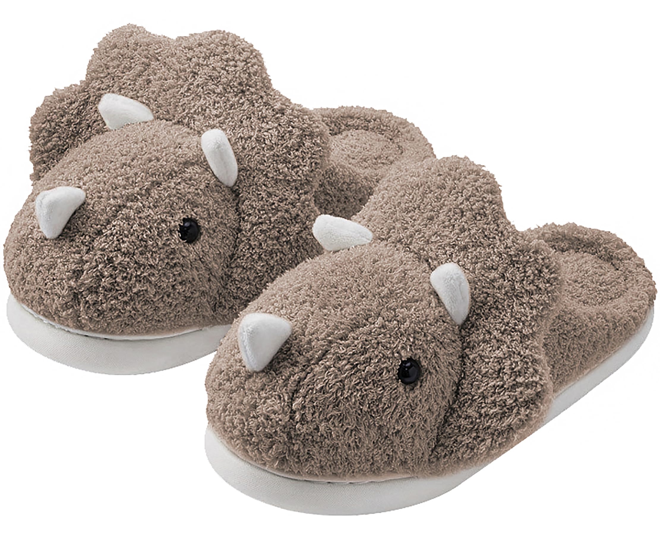 **Unisex Dinosaur Slippers - Plush Fuzzy House Shoes for Men & Women - Soft Indoor/Outdoor Winter Sandals for Cozy Home & Lounge Wear (2024)**    *(Perfect for Gift Giving, Christmas, Halloween & Everyday Comfort!)*