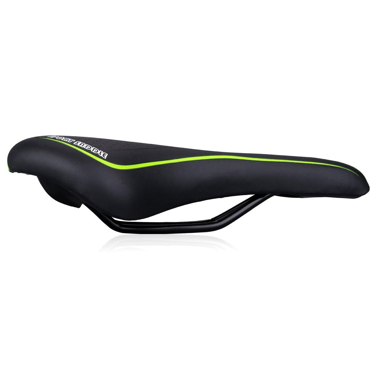 **Comfortable & Breathable Mountain Bike Saddle with Central Relief Zone – Ergonomic Design for Road & Mountain Biking – Perfect for Long Rides & Commuting**