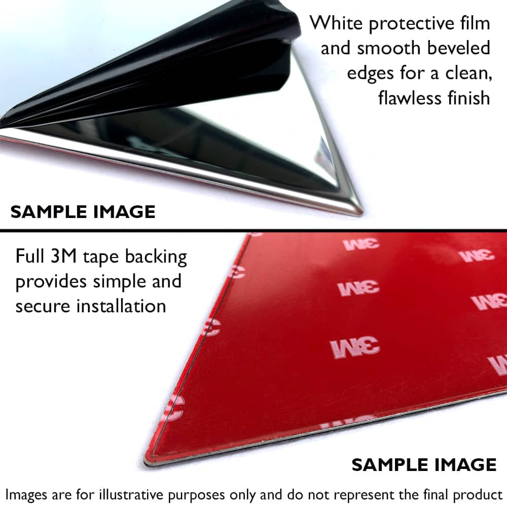 6-Piece Stainless Steel Pillar Post Covers for Hyundai Santa Fe 2019-2021 - Durable Exterior Trim Protection & Style Upgrade for SUV
