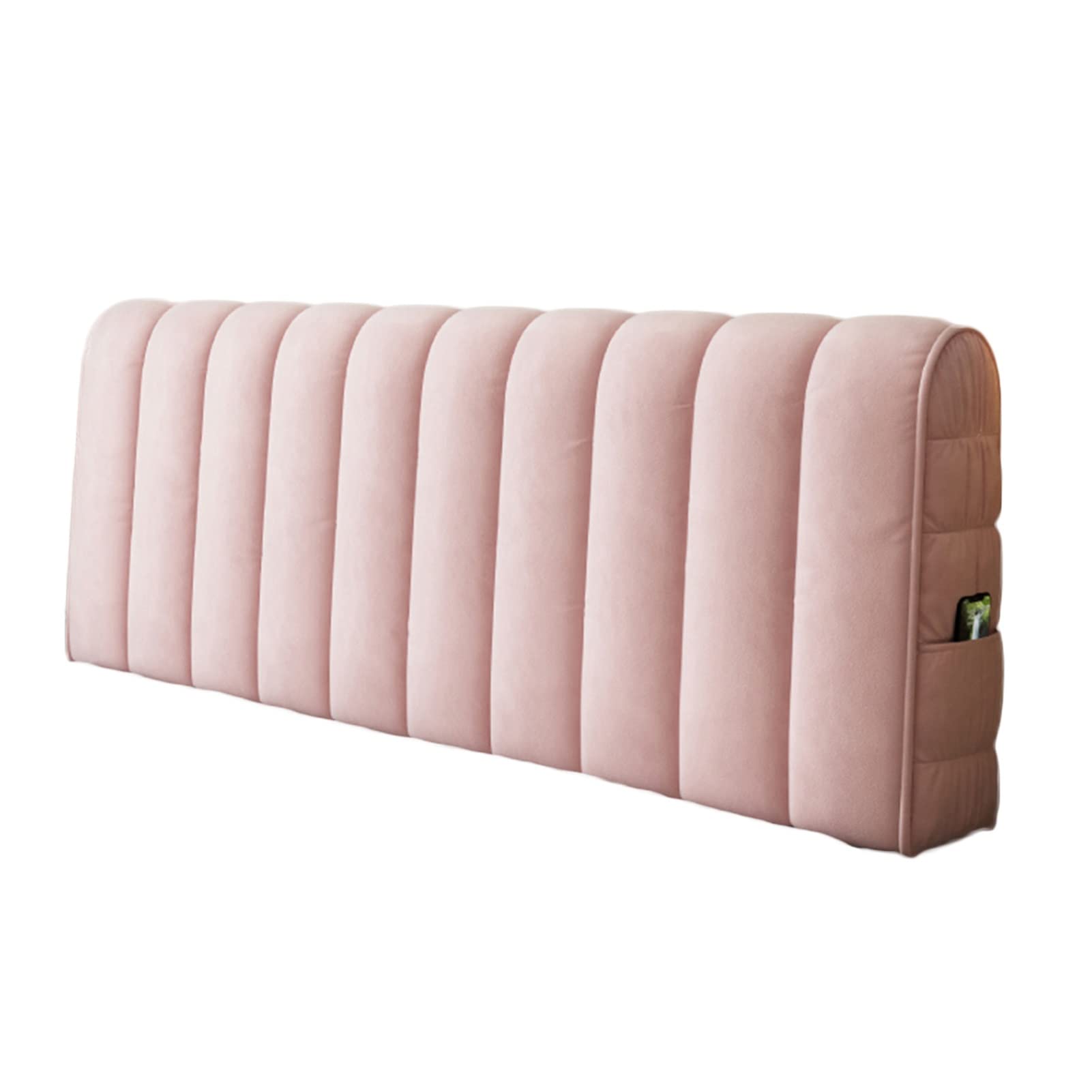 **Breathable Washable Microfiber Fabric Bed Headboard Cover Slipcover - Pink 200x60cm - Custom Size Headboard Protector for Home & Bedroom Decor - Perfect for Modern, Cozy, or Minimalist Bedroom Styles**