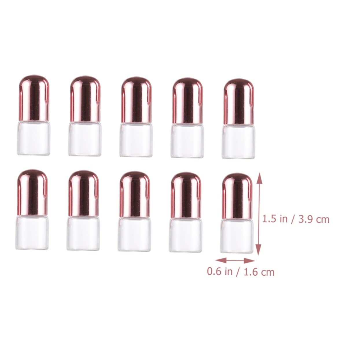 FOMIYES 10-Pack 2ml Travel Size Cologne Refill Bottles - Essential Oil Roller Dispenser for Perfume, Aromatherapy & Toiletries - Perfect for Travel, Gym, Office & Gifts