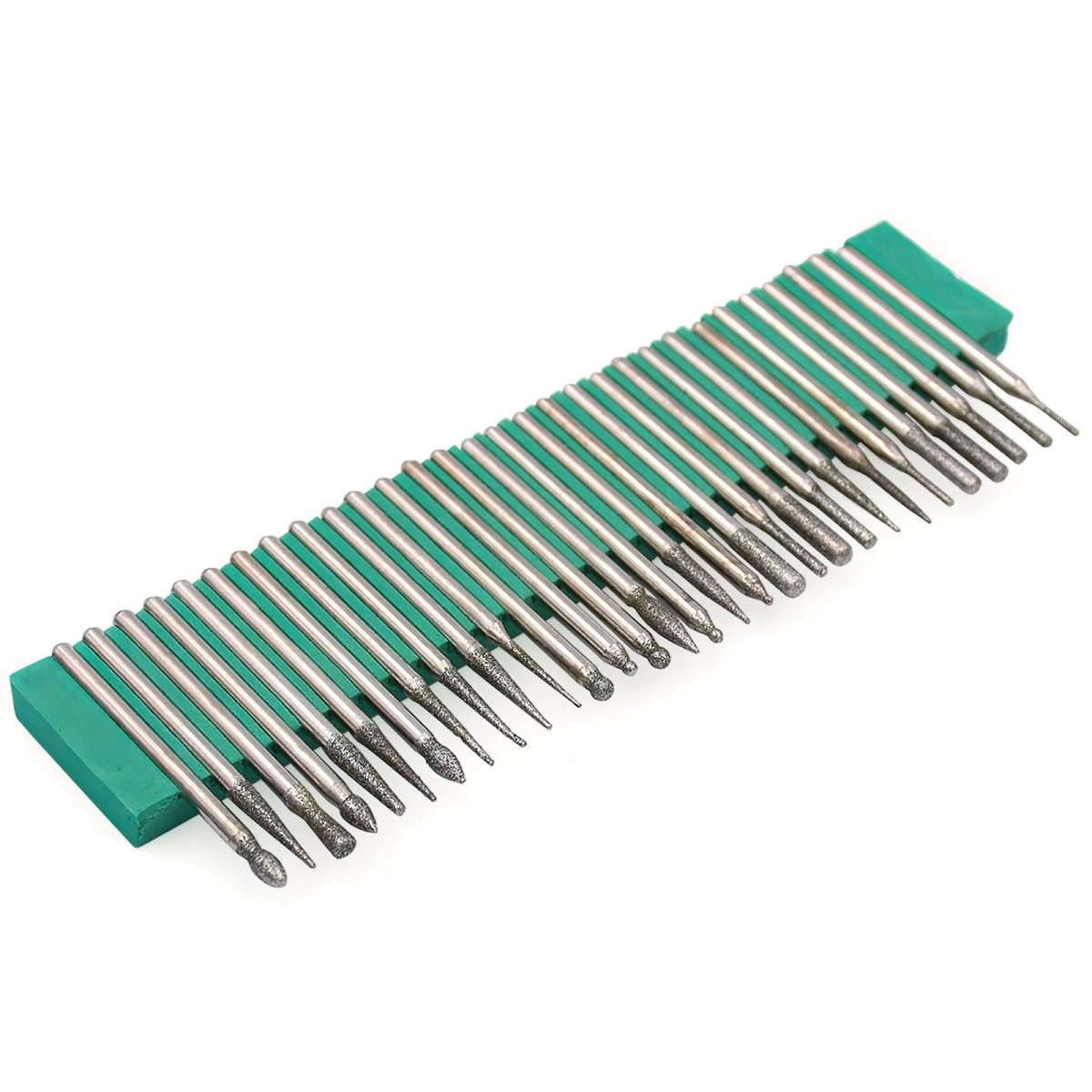 30 Pcs Professional Nail Drill Bits Kit - Carbide Rotary Burr Set for Acrylic Nails, Gel Polish & Manicure - Perfect for Nail Salons & DIY Home Nail Care