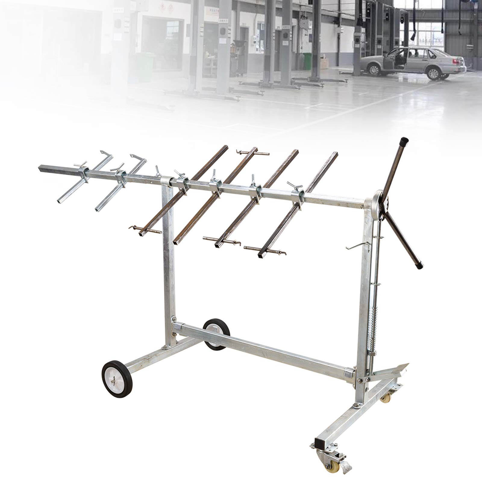 Car Body Paint Stand Rack - 70kg Capacity Auto Body Repair Work Stand for Door, Hood, Bumper & Fender Panels | Tree Painting Rack for Professional Auto Body Painting & Repair | Perfect for DIY Car Painting & Collision Repair Shops