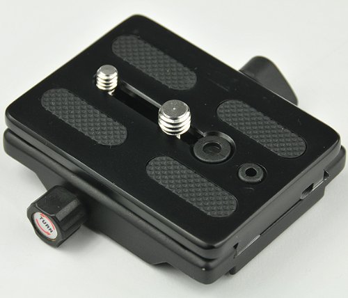 Ephoto Quick Release Plate with Base Mount - Compatible with Fluid Tripod Head 717AH - Secure & Easy Camera Mounting for Smooth Video & Photography