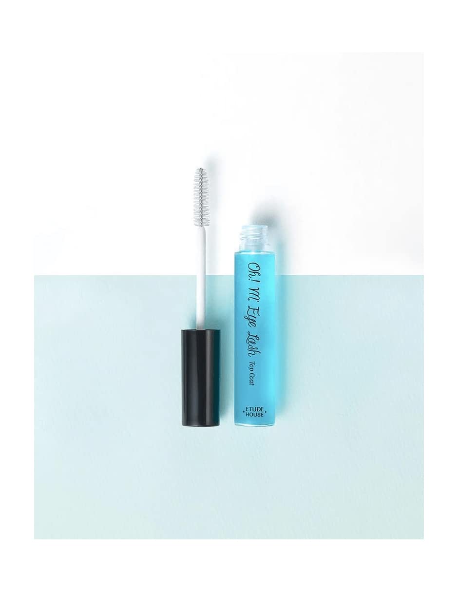 ETUDE Oh M'Eye Lash Top Coat - Transparent Mascara Protector for Long-Lasting Perfect Eyelashes | Korean K-Beauty Makeup | Ideal for Daily Wear, Special Occasions & Lash Extensions Care