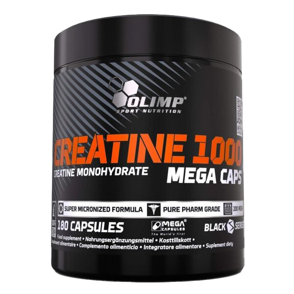 Best Creatine 1000 Supplement - 180 Capsules for Muscle Growth, Strength & Performance | Pre-Workout & Post-Workout Recovery