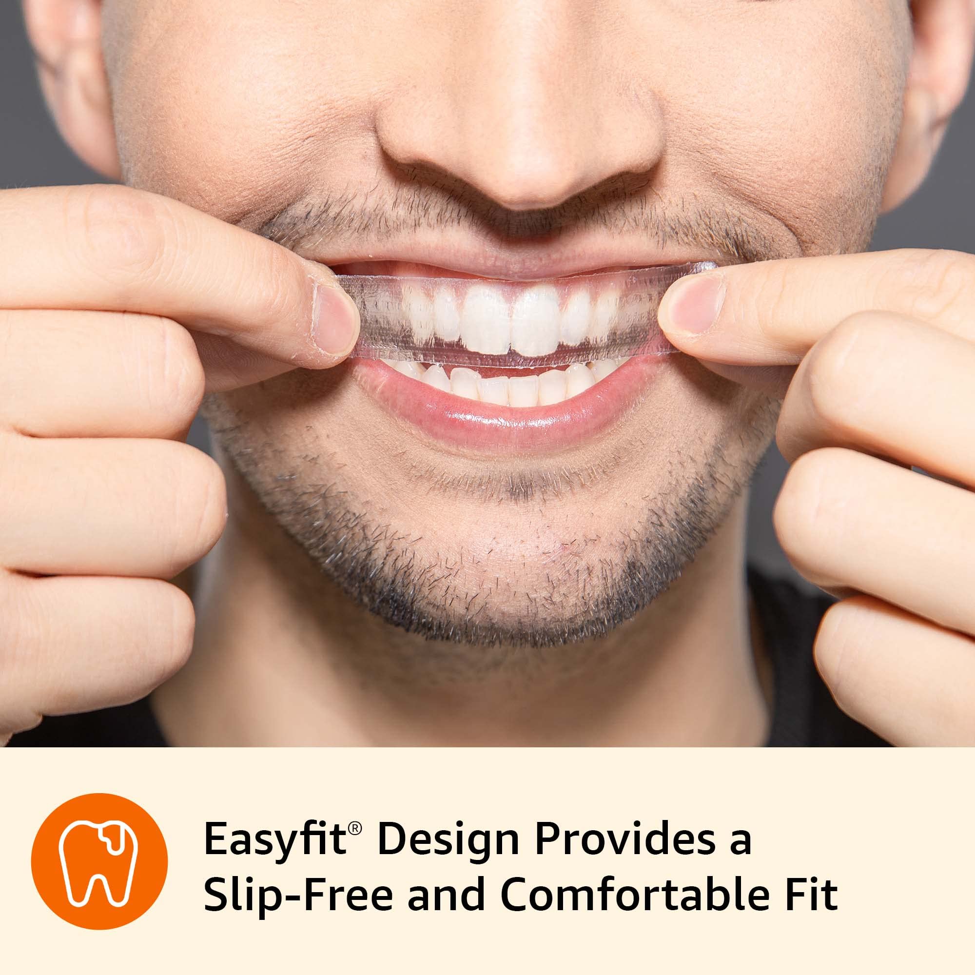 Amazon Basics 10-Day Teeth Whitening Strips Kit - 20 Strips (10 Treatments) for Whiter Teeth at Home - Enamel Safe, Dentist Recommended Whitening Solution for Coffee & Wine Stains Removal - Perfect for Weddings, Job Interviews & Special Occasions