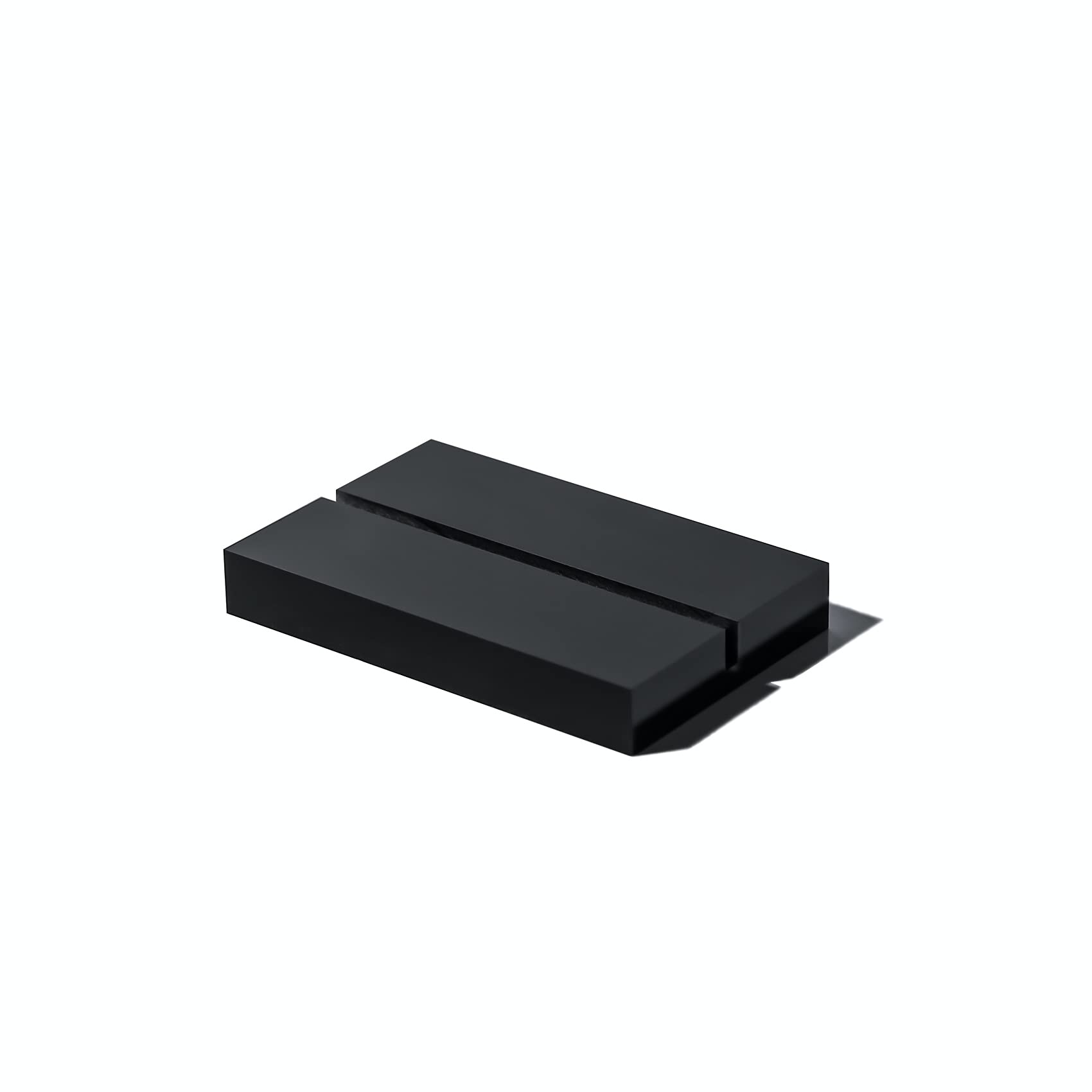 UNIQOOO Blank Tint Black Acrylic Sign with Stand - DIY Table Number Signs, Wedding Place Cards, Party Decorations - 30 Acrylic Signs & 30 Stands - Perfect for Weddings, Birthdays, Restaurants and Events