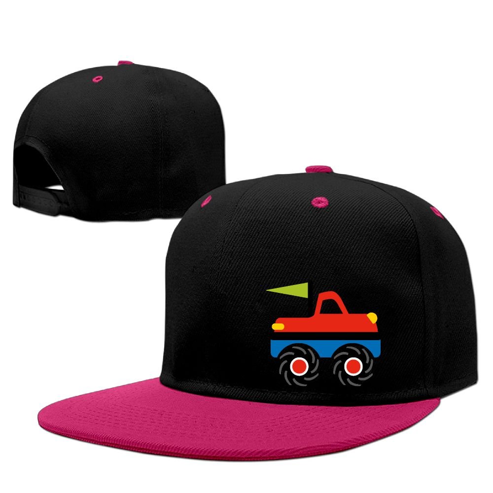Cool Monster Truck Snapback Baseball Cap - Unisex Hip Hop Flat Bill Hat for Men & Women | Perfect for Streetwear, Concerts & Casual Outfits