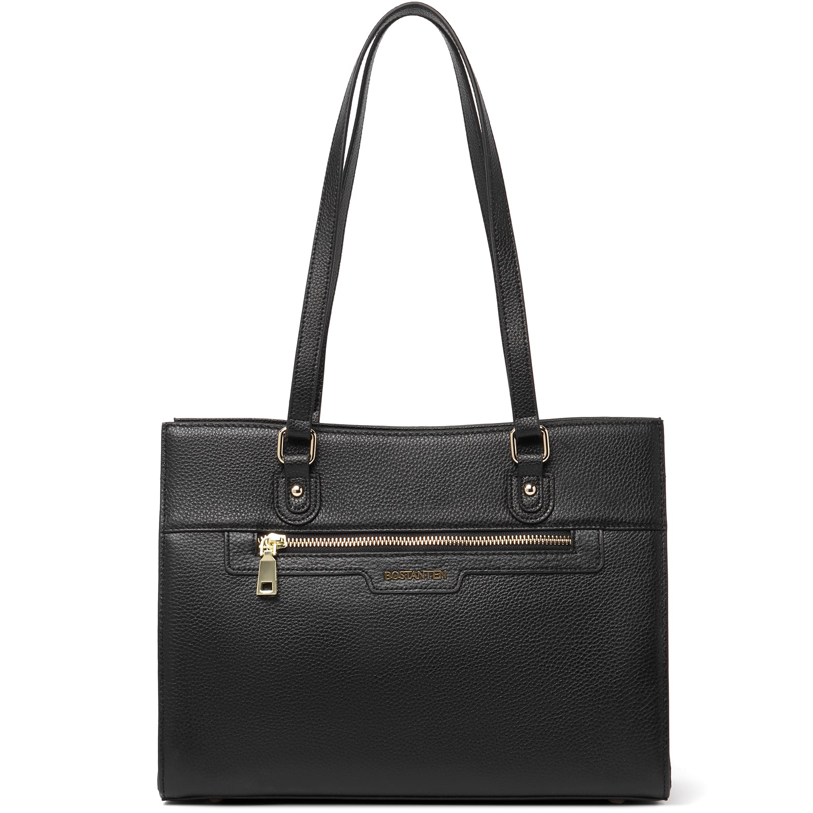 BOSTANTEN Women's Genuine Leather Handbag Designer Satchel Purse Top Handle Shoulder Tote Bag for Work, Travel & Daily Use - Perfect for Office, Business Meetings & Weekend Outings