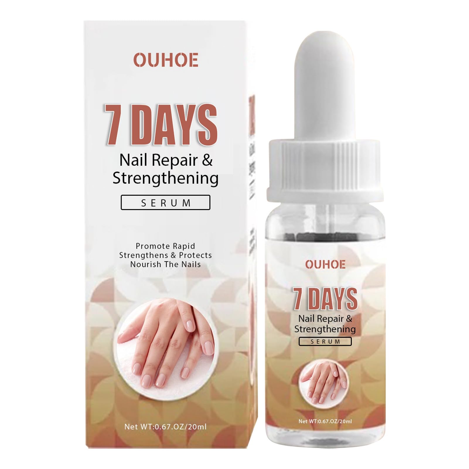 Best Nail Strengthening Cream & Repair Essence - Multi-Purpose Nail Growth Treatment for Damaged, Weak & Brittle Nails - Perfect for Salon, Home Care & Travel