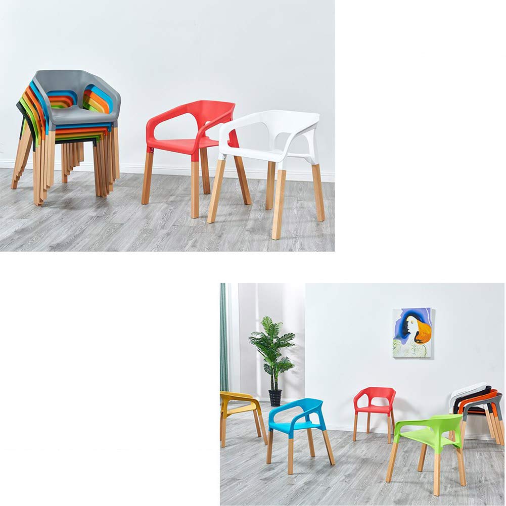 Modern Solid Wood Dining Chair - Easy Assembly, Sturdy Wooden Legs for Restaurant, Study Room & Home Office - Gray (Perfect for Dining Sets, Kitchen Tables & Workspaces)