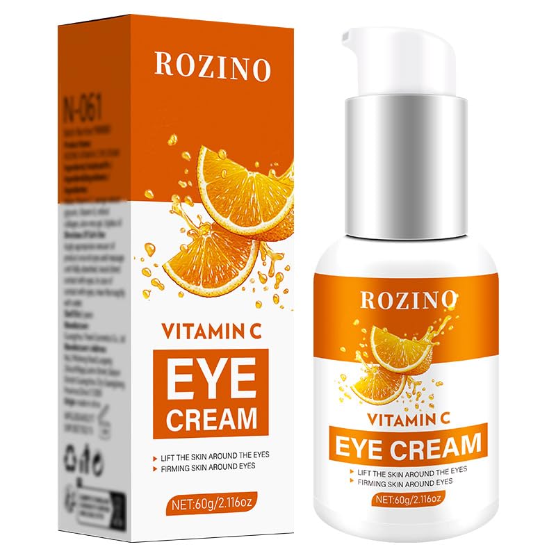 Vitamin C Eye Cream for Dark Circles & Collagen Boost - Moisturizing Care for Oily Skin | Day & Night Use