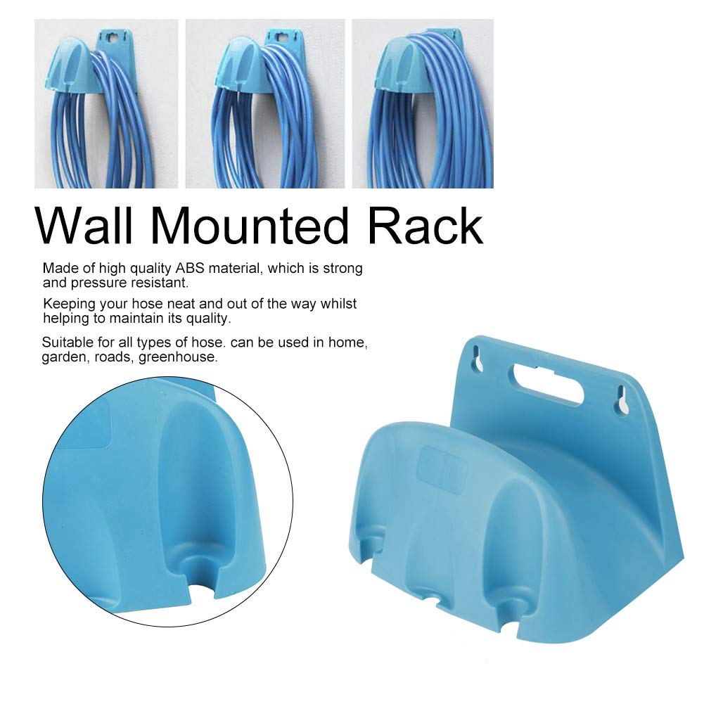 Serlium Wall Mounted Garden Hose Holder - ABS Material Hose Reel Storage Bracket for Outdoor Watering, Yard Maintenance & Garage Organization