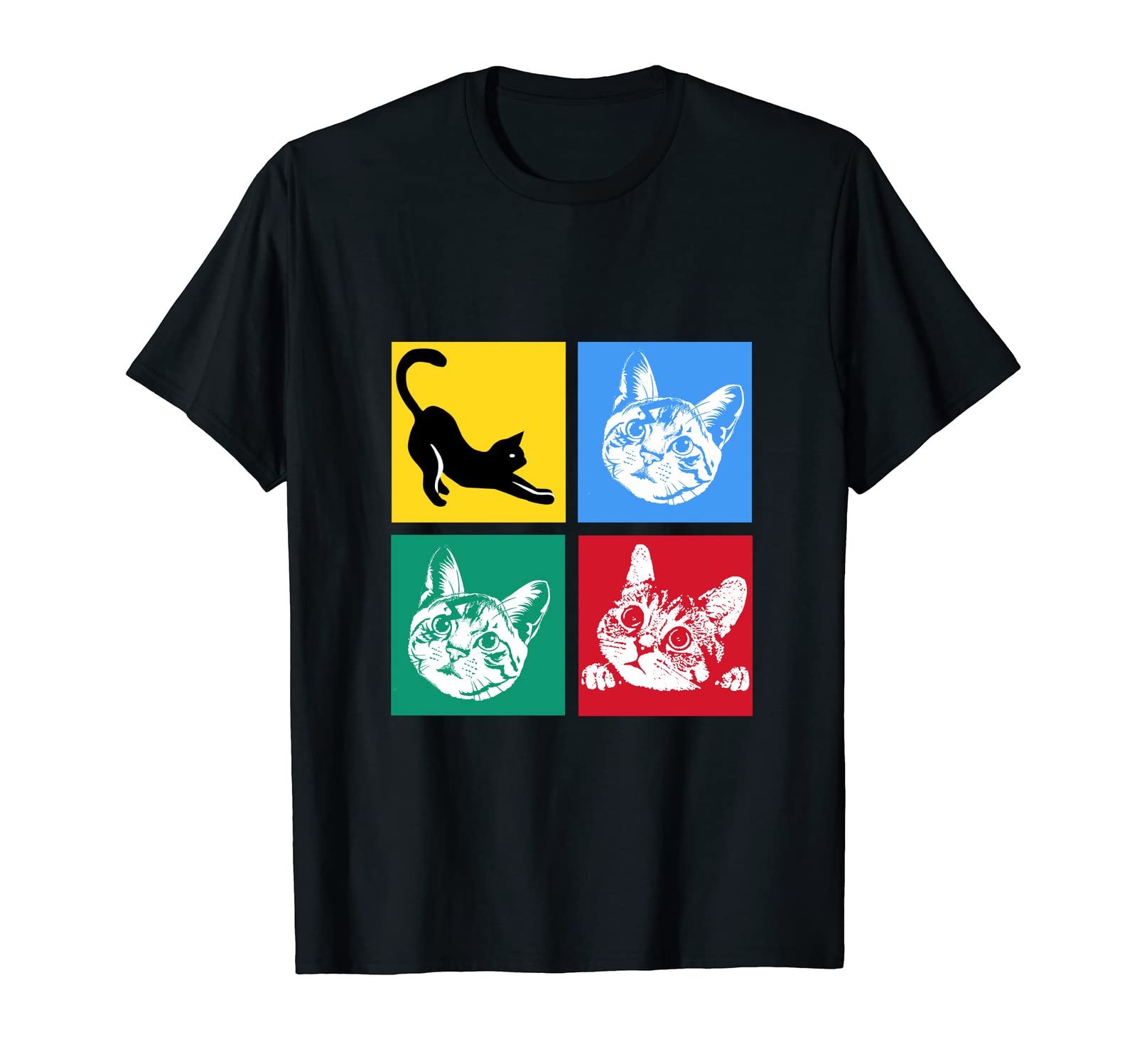 Kawaii Anime Cat Graphic Tee - Funny Vintage Short Sleeve T-Shirt for Men & Women | Casual Cute Top for Anime Lovers, Cosplay & Everyday Wear