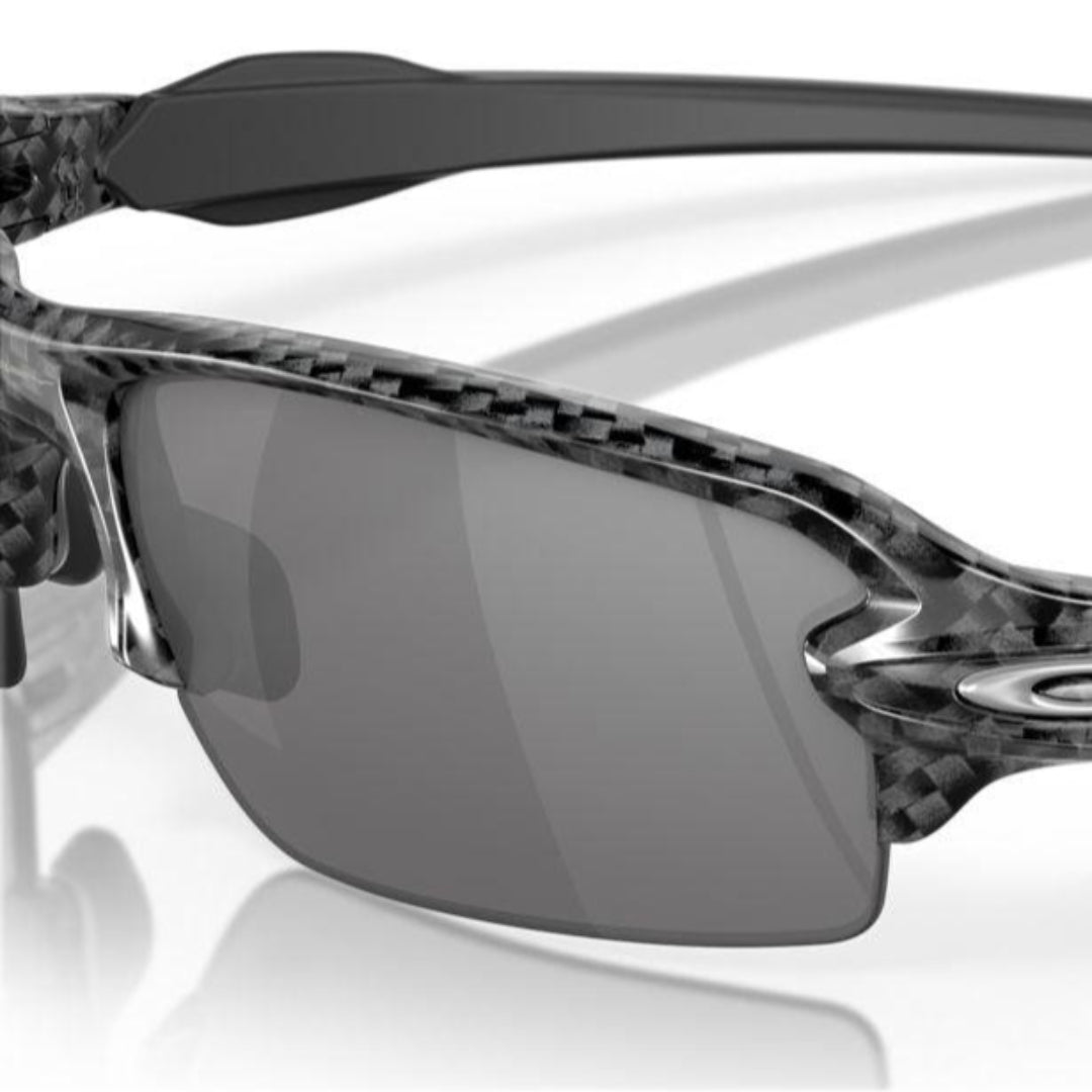 Oakley Flak 2.0 Sunglasses - Low Bridge Fit, Carbon Fiber Frame, Slate Iridium Lens - Model 0OO9271 927106 - Perfect for Running, Cycling & Outdoor Sports