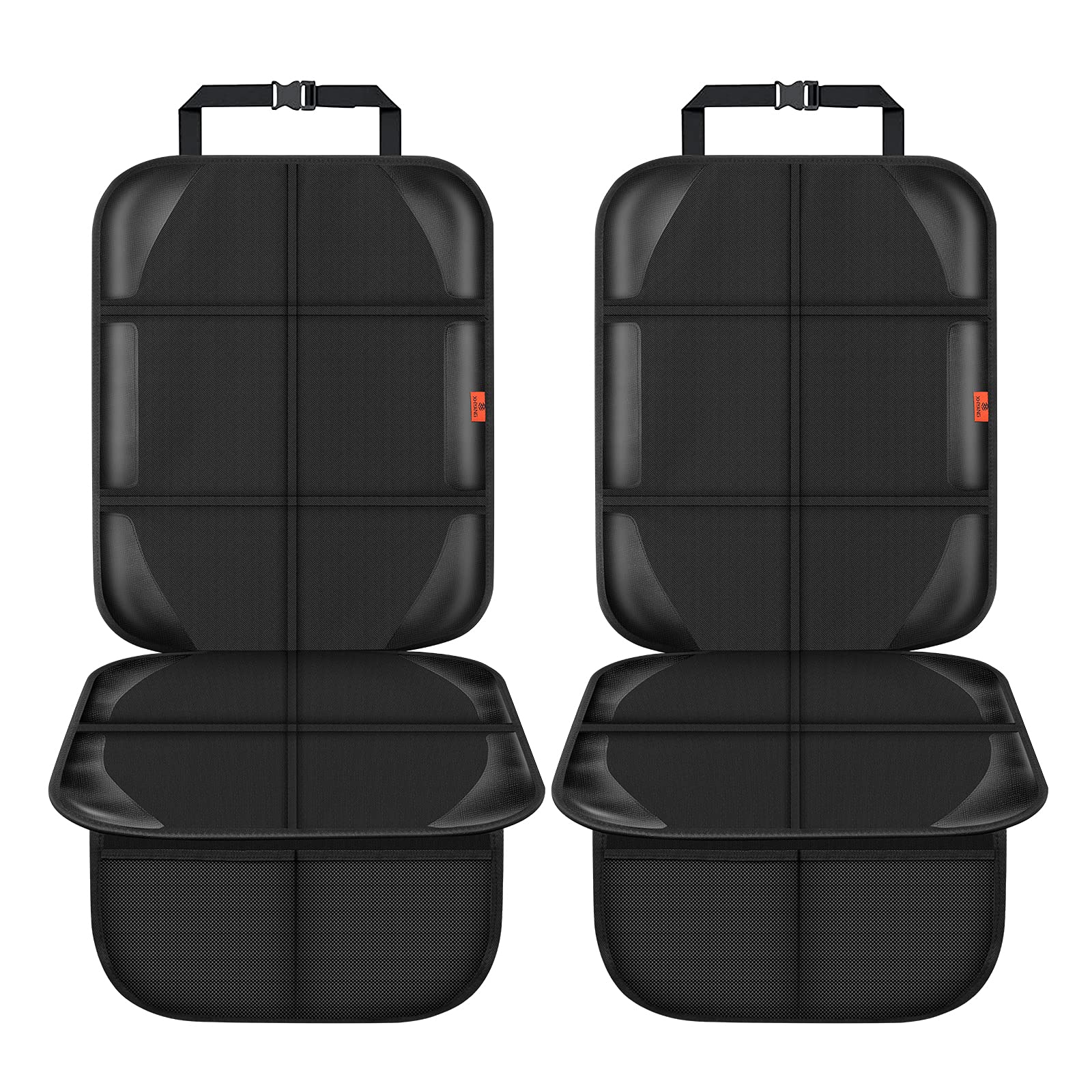 Waterproof 600D Fabric Car Seat Protector for Baby & Pets - Durable Auto Seat Cover with 2 Storage Pockets (1 Pack) | Perfect for Child Safety, Pet Protection & Vehicle Interior Care