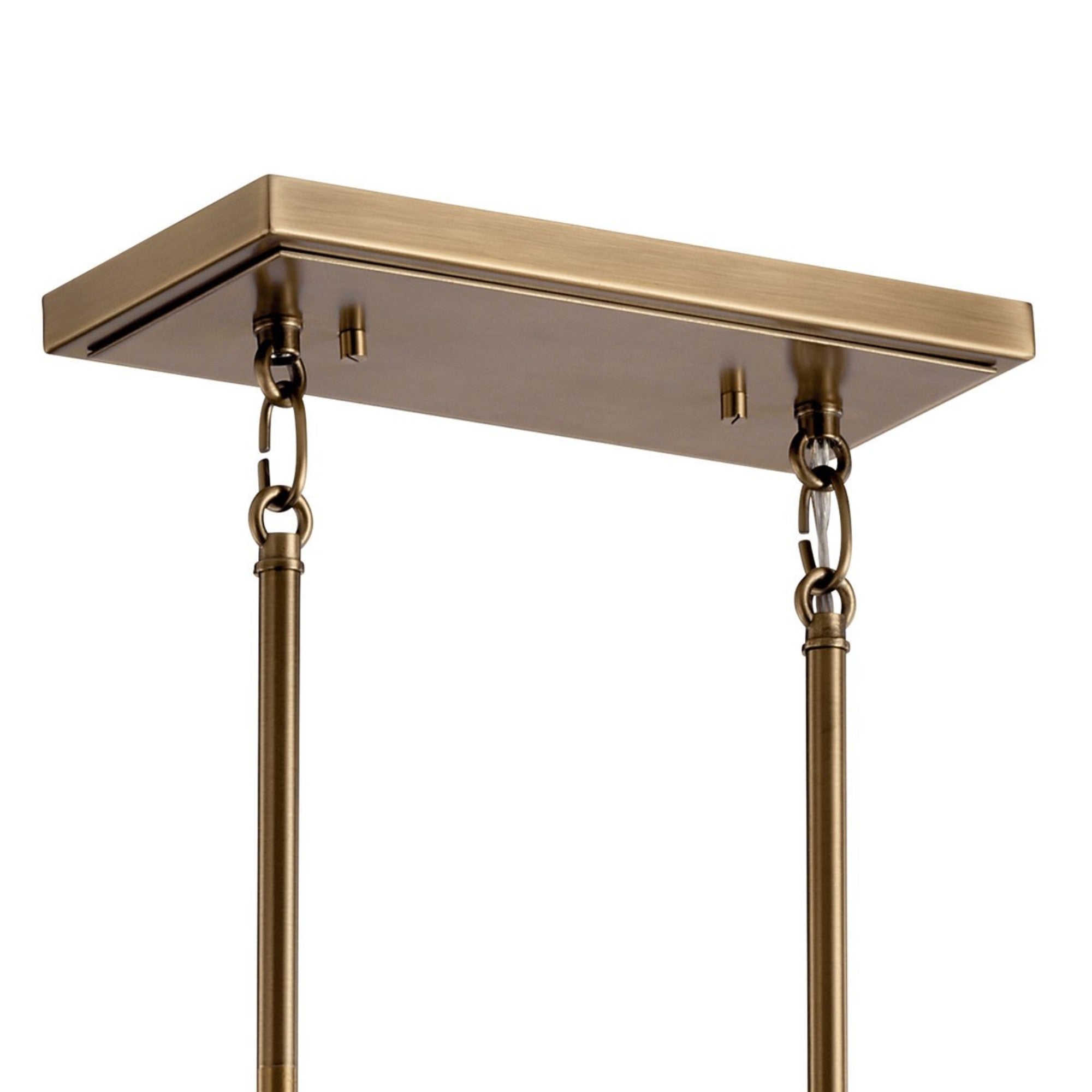 Aivian 42 Inch 8-Light Modern Chandelier with Brass Finish - Elegant Dining Room Lighting for Home Decor
