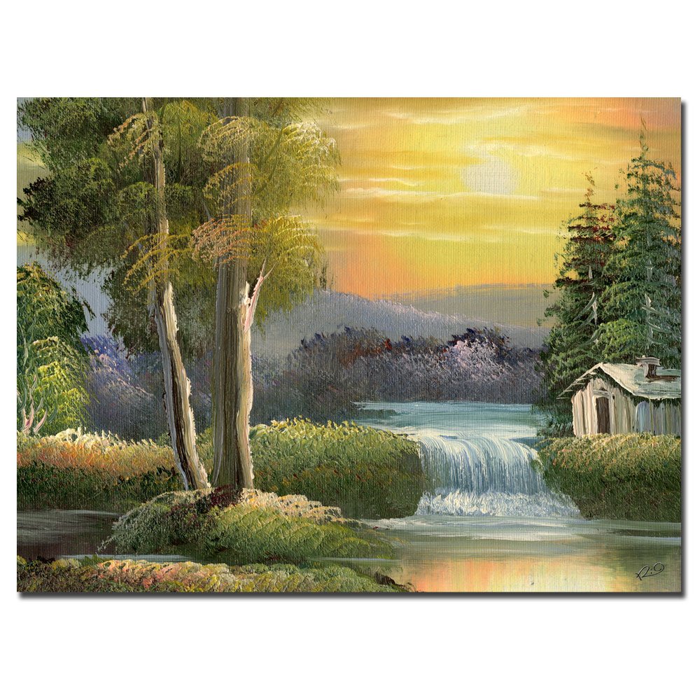 Trademark Art Rio Old House Canvas Wall Art Print - Vintage Brazilian Home Decor for Living Room, Bedroom & Office