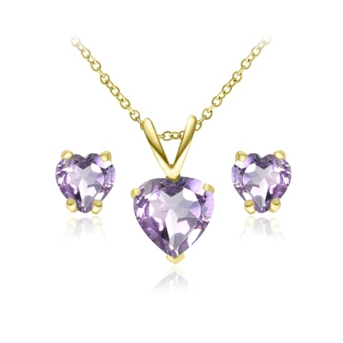 Amethyst - Yellow Gold Flash