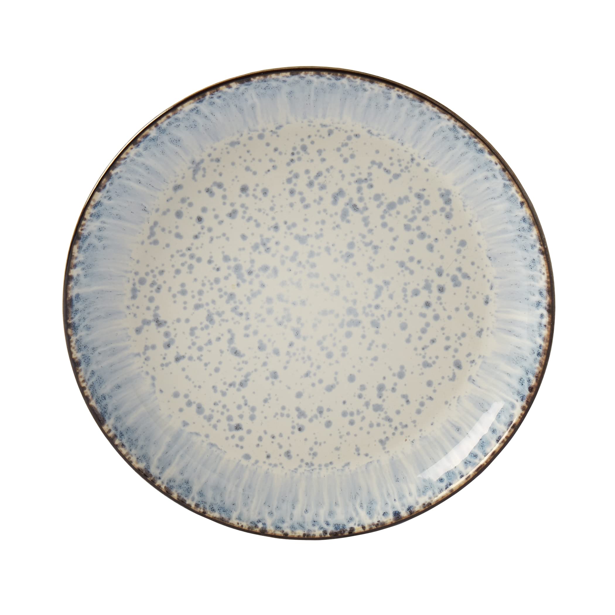 Speckled Farmhouse Dinnerware Set - 16-Piece Stoneware Plates & Bowls for Dining, Entertaining & Gifting