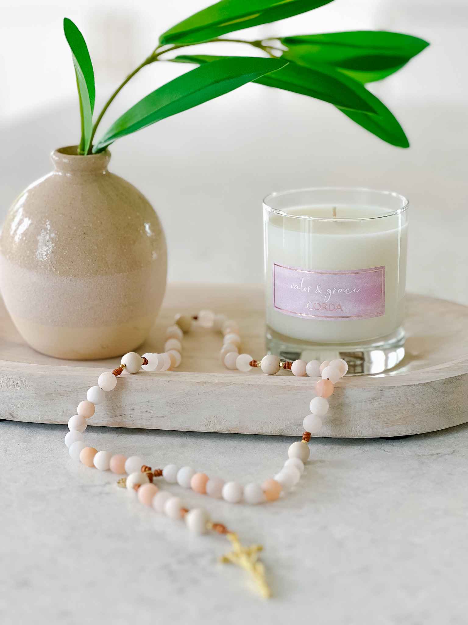 Valor & Grace St. Joan of Arc Scented Candle - French Oak & Lavender Aromatherapy for Home Relaxation & Meditation