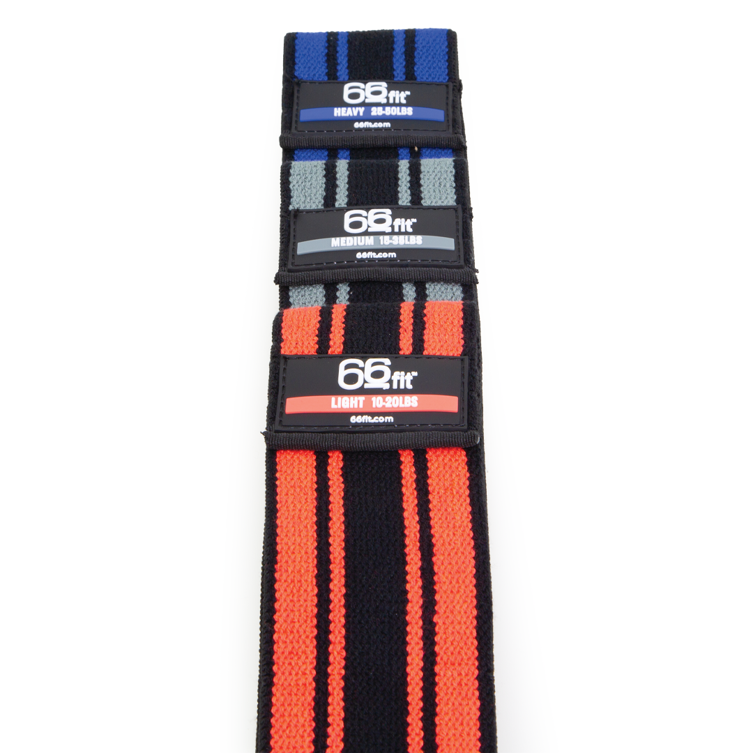 66Fit Extend A Band Resistance Loops - Single Exercise Band for Home Workouts, Strength Training, Yoga & Physical Therapy | Stretching, Mobility & Fitness Accessories