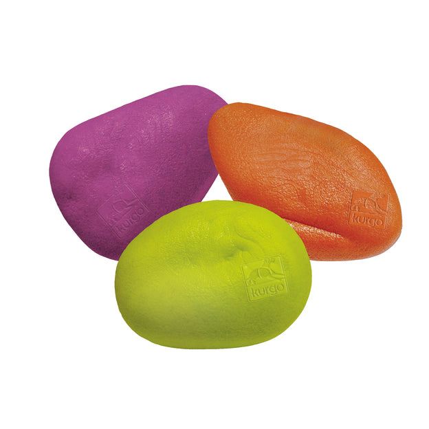 Kurgo® Floating Rubber Duck Skipping Stones - Perfect for Water Play, Dog Training & Outdoor Fun