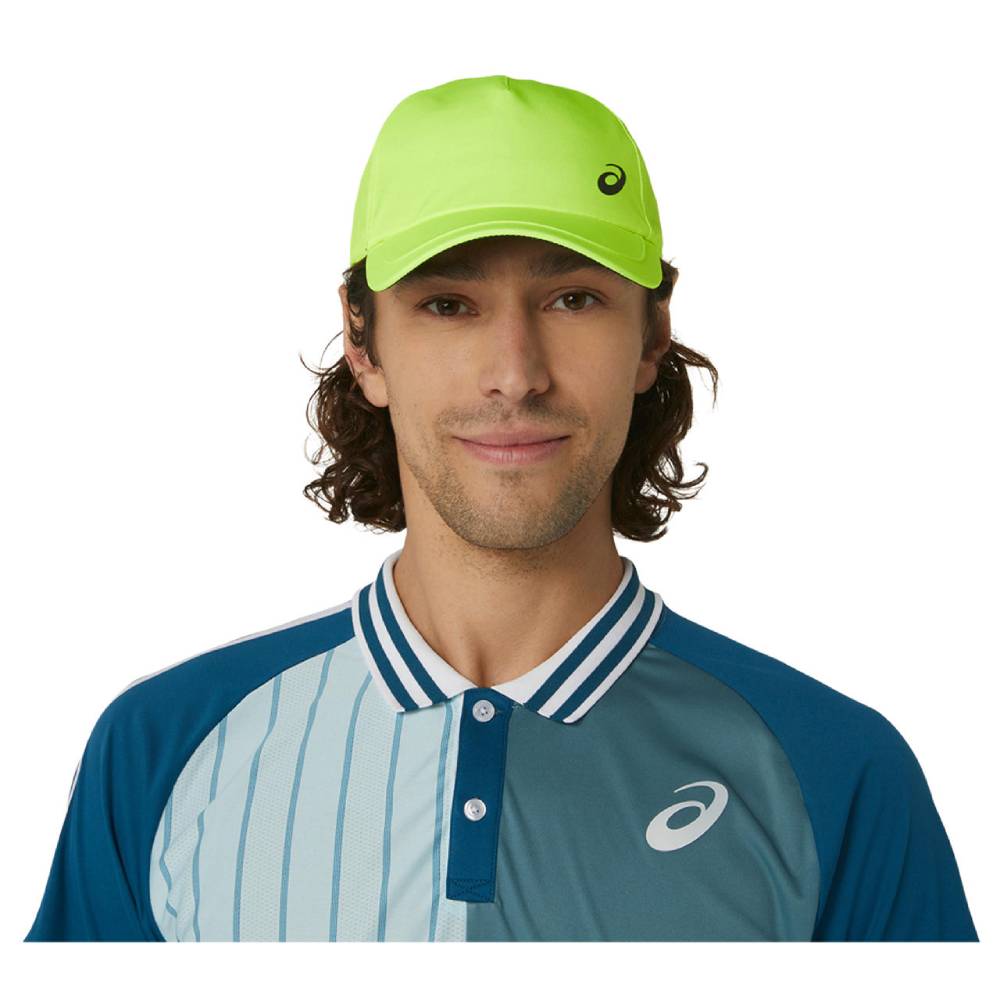 ASICS Performance Running Cap - Lightweight Breathable Hat for Men & Women - Yellow Sun Protection for Outdoor Sports, Jogging, Hiking