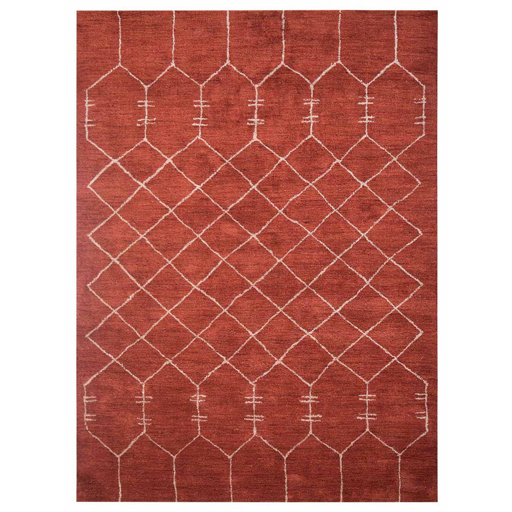 Hand-Knotted Hemp Rug - Eco-Friendly & Durable Natural Fiber Floor Covering for Living Room, Bedroom, or Boho Home Decor